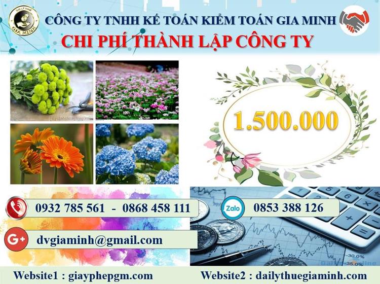 Chi phí thành lập công ty bán buôn phân bón tại Tây Ninh