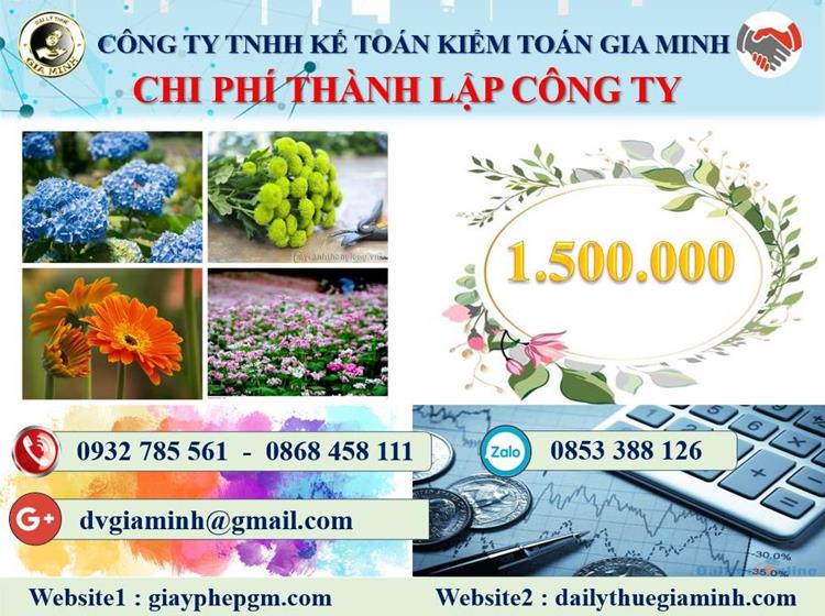 Chi phí thành lập công ty bán buôn phân bón tại Thái Nguyên