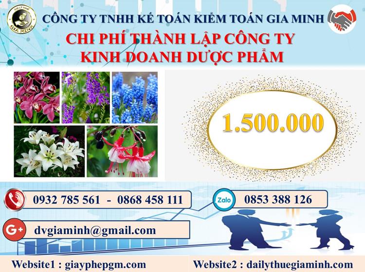 Chi phí thành lập công ty kinh doanh dược phẩm tại Bình Thuận