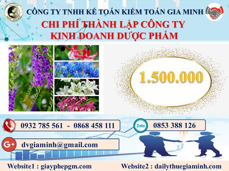 Chi phí thành lập công ty kinh doanh dược phẩm tại Đắk Lắk