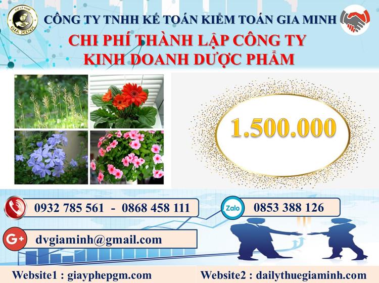 Chi phí thành lập công ty kinh doanh dược phẩm tại Huyện Mê Linh