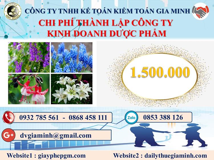 Chi phí thành lập công ty kinh doanh dược phẩm tại Huyện Phong Điền