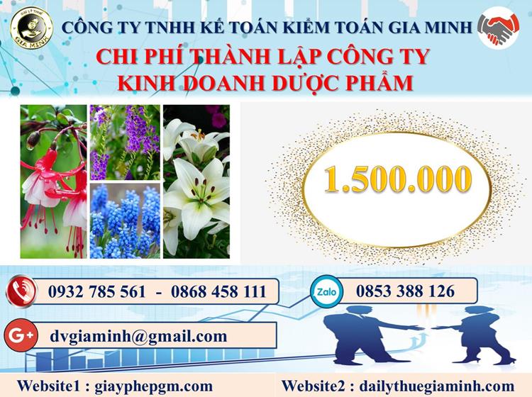 Chi phí thành lập công ty kinh doanh dược phẩm tại Khánh Hòa