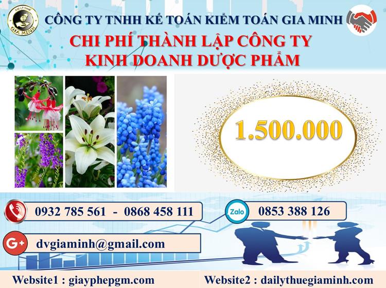 Chi phí thành lập công ty kinh doanh dược phẩm tại Nha Trang