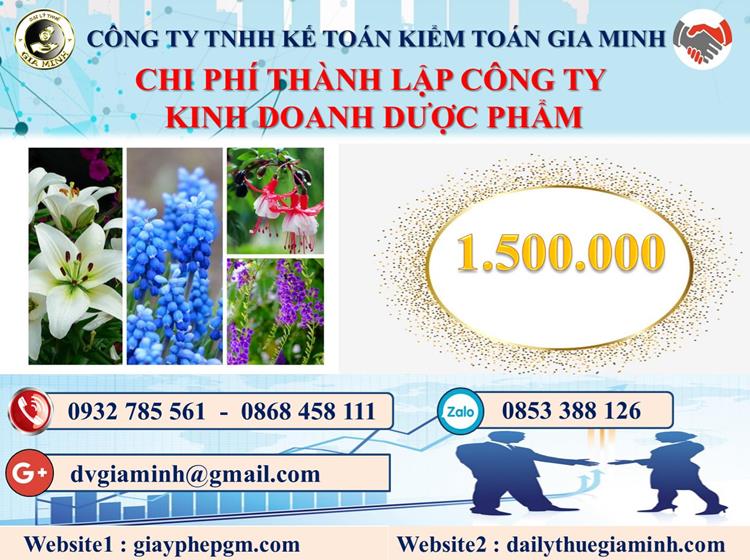 Chi phí thành lập công ty kinh doanh dược phẩm tại Ninh Bình