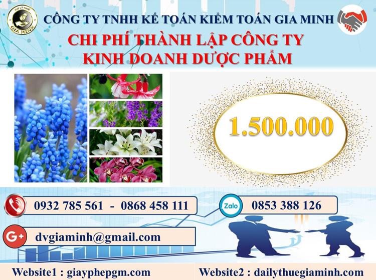 Chi phí thành lập công ty kinh doanh dược phẩm tại Quảng Ninh