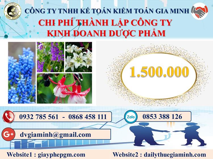 Chi phí thành lập công ty kinh doanh dược phẩm tại Tây Ninh