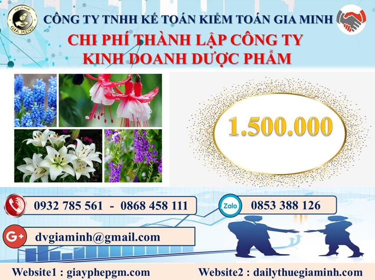 Chi phí thành lập công ty kinh doanh dược phẩm tại Thành phố Đà Nẵng