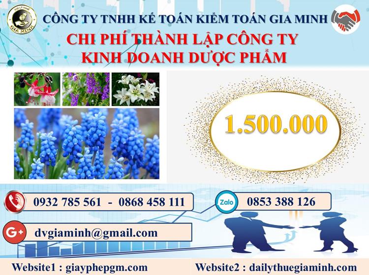 Chi phí thành lập công ty kinh doanh dược phẩm tại TP Đà Nẵng