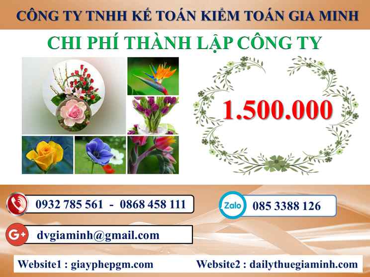 Chi phí thành lập công ty kinh doanh nhôm kính tại Bắc Ninh