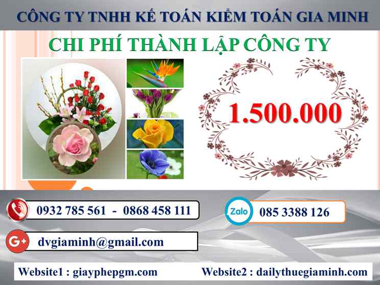 Chi phí thành lập công ty kinh doanh nhôm kính tại Bình Thuận