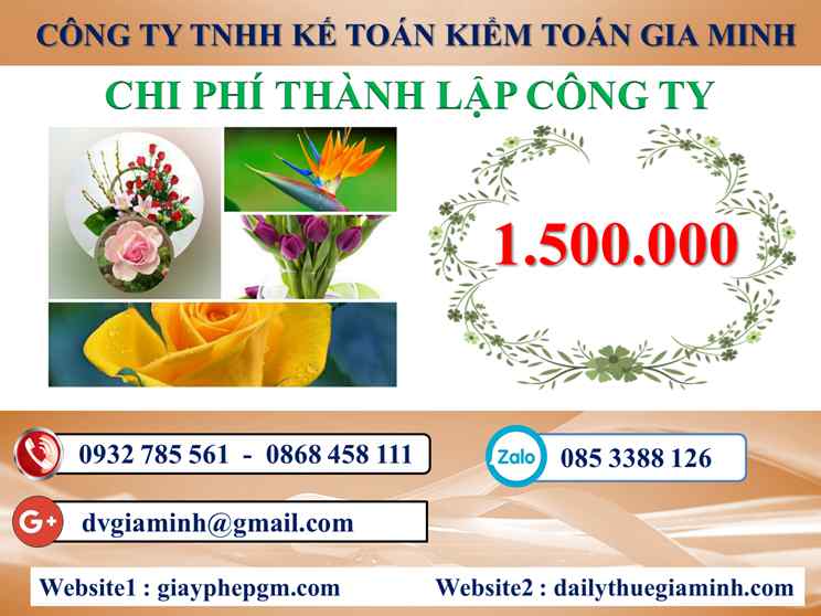 Chi phí thành lập công ty kinh doanh nhôm kính tại Ninh Thuận