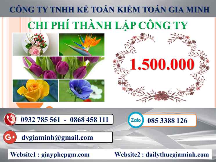 Chi phí thành lập công ty kinh doanh nhôm kính tại Tây Ninh
