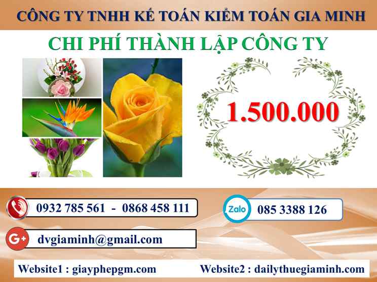 Chi phí thành lập công ty kinh doanh nhôm kính tại Thái Nguyên