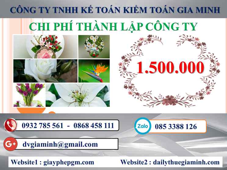 Chi phí thành lập công ty kinh doanh nhôm kính tại Thừa Thiên Huế
