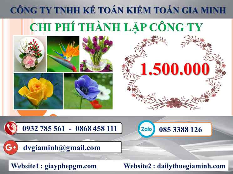 Chi phí thành lập công ty kinh doanh nhôm kính tại TP Hà Nội
