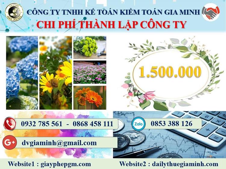 Chi phí thành lập công ty sản xuất rượu tại Huyện Mê Linh