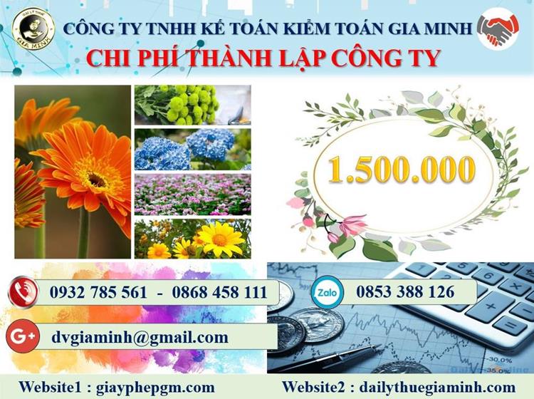 Chi phí thành lập công ty sản xuất rượu tại Huyện Thanh Oai
