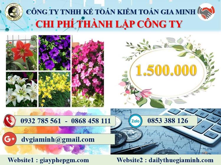 Chi phí thành lập công ty sản xuất rượu tại Quận Ninh Kiều