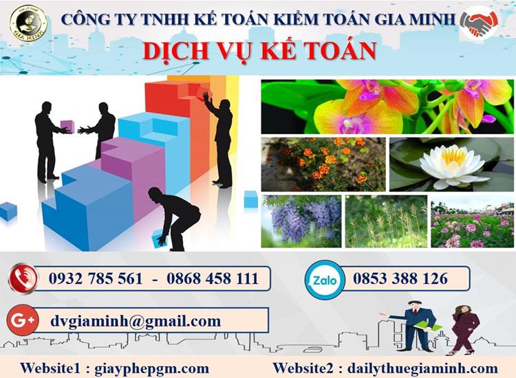 Thủ tục dịch vụ kế toán ở Huyện Phú Xuyên