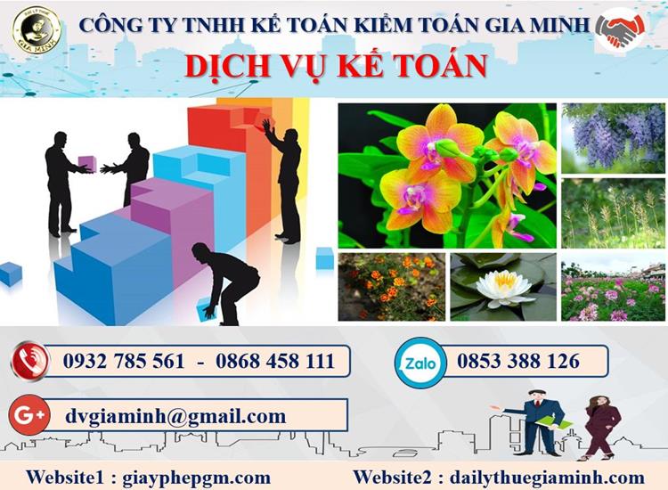 Thủ tục dịch vụ kế toán ở Huyện Thanh Oai