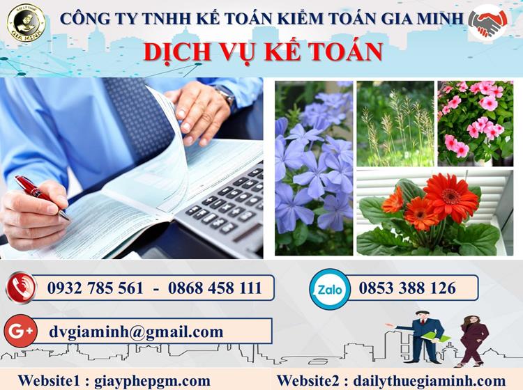 Dịch vụ kế toán uy tín nhất tại Quận Bình Tân