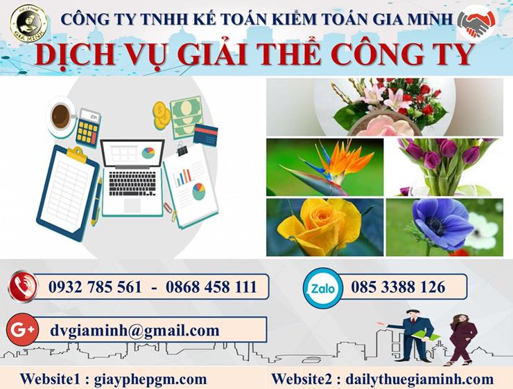 Thủ tục dịch vụ giải thể công ty trọn gói tại Đắk Nông