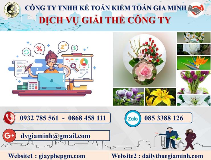 Thủ tục dịch vụ giải thể công ty trọn gói tại Kiên Giang
