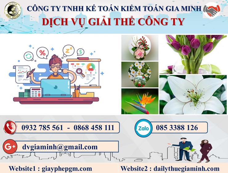 Thủ tục dịch vụ giải thể công ty trọn gói tại Lâm Đồng