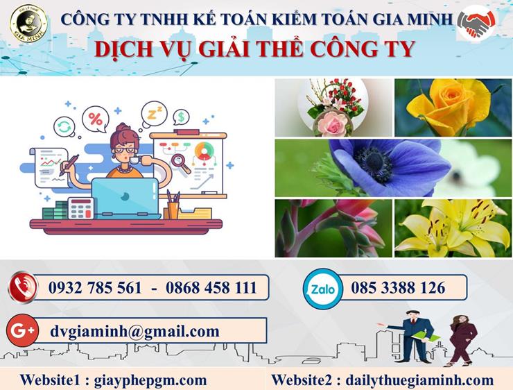 Thủ tục dịch vụ giải thể công ty trọn gói tại Nghệ An