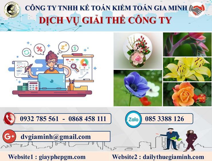Thủ tục dịch vụ giải thể công ty trọn gói tại Quảng Nam