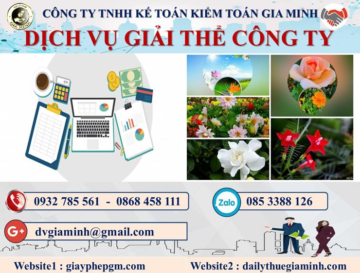 Thủ tục dịch vụ giải thể công ty trọn gói tại Tây Ninh