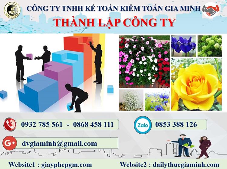 Thủ tục thành lập công ty bán buôn phân bón tại Quảng Bình
