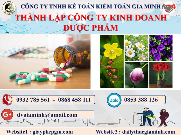 Thủ tục thành lập công ty kinh doanh dược phẩm tại Bình Phước