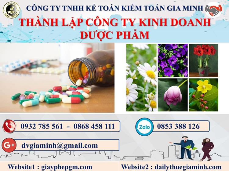 Thủ tục thành lập công ty kinh doanh dược phẩm tại Cao Bằng