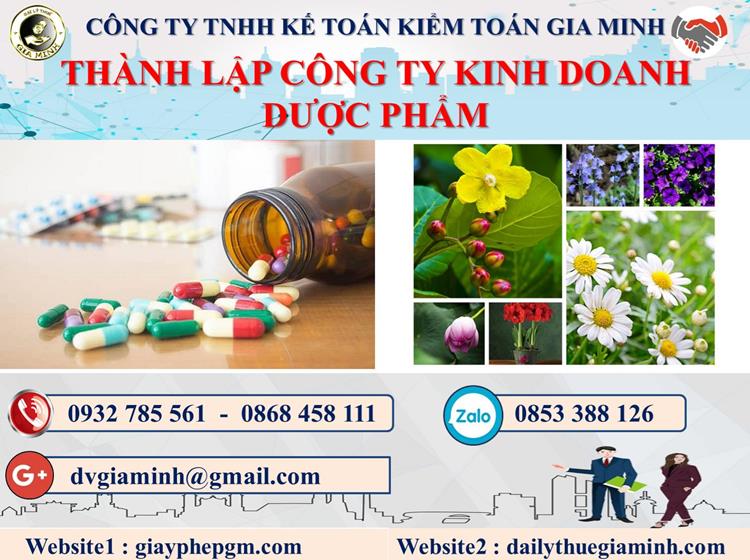 Thủ tục thành lập công ty kinh doanh dược phẩm tại Hà Tĩnh