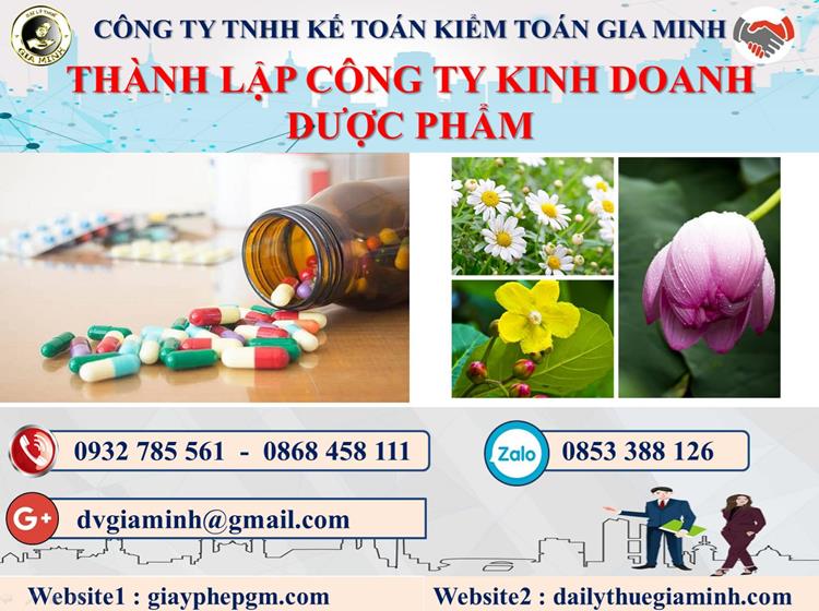 Thủ tục thành lập công ty kinh doanh dược phẩm tại Huyện Bình ChánhThủ tục thành lập công ty kinh doanh dược phẩm tại Huyện Bình Chánh