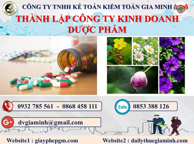 Thủ tục thành lập công ty kinh doanh dược phẩm tại Huyện Phú Xuyên