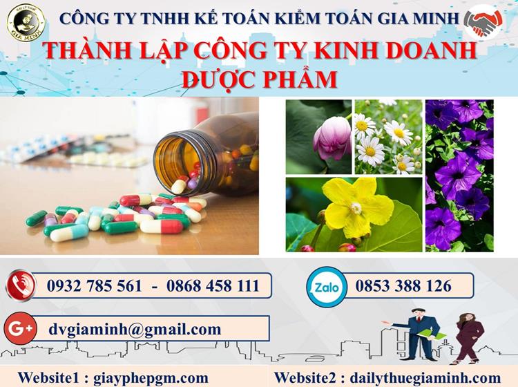 Thủ tục thành lập công ty kinh doanh dược phẩm tại Huyện Sóc Sơn