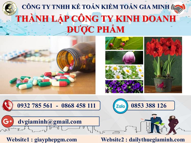 Thủ tục thành lập công ty kinh doanh dược phẩm tại Khánh Hòa