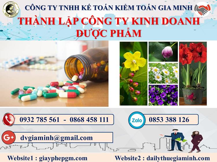 Thủ tục thành lập công ty kinh doanh dược phẩm tại Nam Định