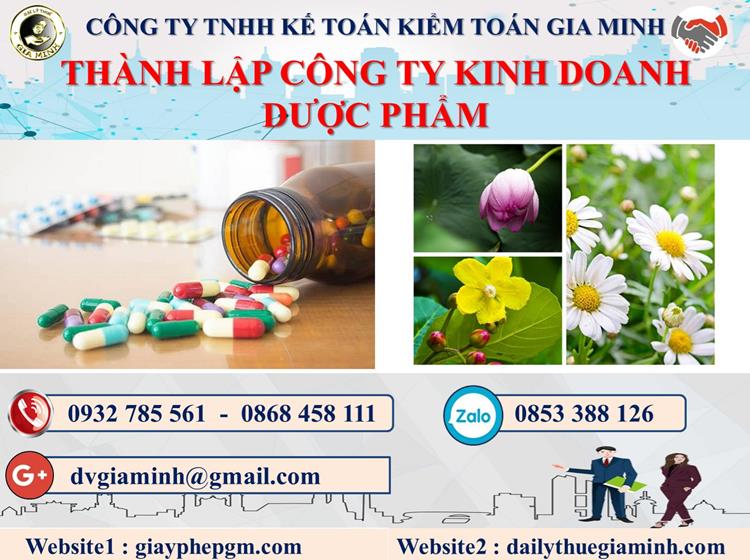 Thủ tục thành lập công ty kinh doanh dược phẩm tại Nghệ An
