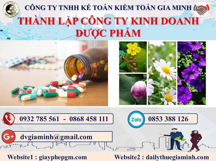 Thủ tục thành lập công ty kinh doanh dược phẩm tại Quận Ba Đình