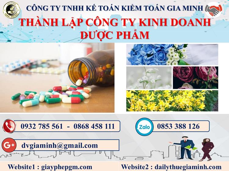 Thủ tục thành lập công ty kinh doanh dược phẩm tại Quận Bình Thủy