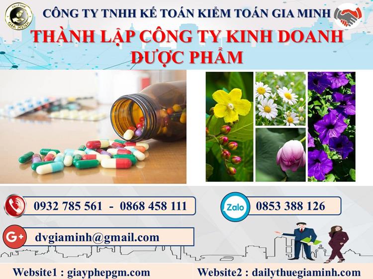 Thủ tục thành lập công ty kinh doanh dược phẩm tại Quận Hoàng Mai
