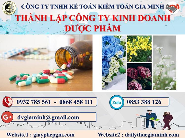 Thủ tục thành lập công ty kinh doanh dược phẩm tại Quận Ô Môn