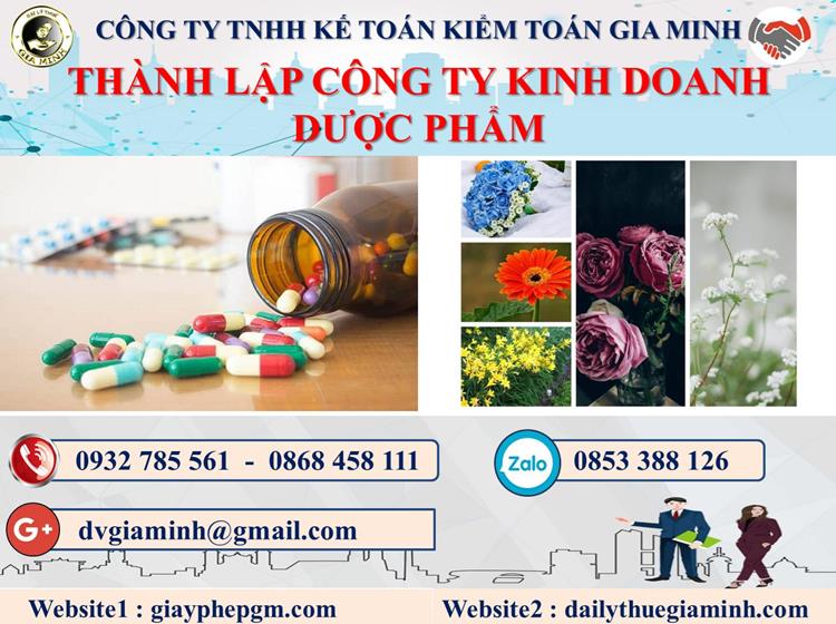 Thủ tục thành lập công ty kinh doanh dược phẩm tại Quảng Bình