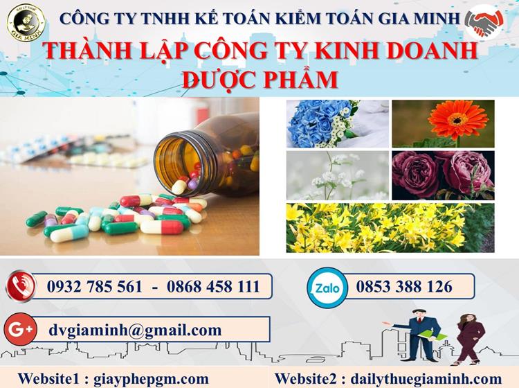 Thủ tục thành lập công ty kinh doanh dược phẩm tại Quảng Trị