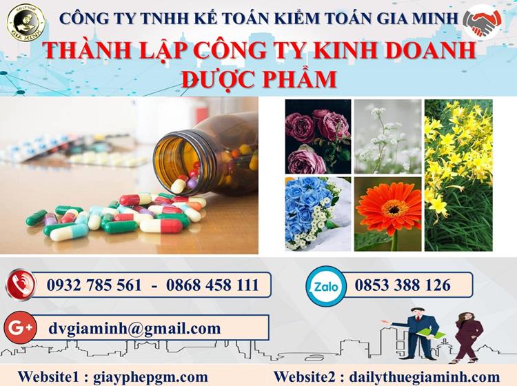 Thủ tục thành lập công ty kinh doanh dược phẩm tại Sơn La