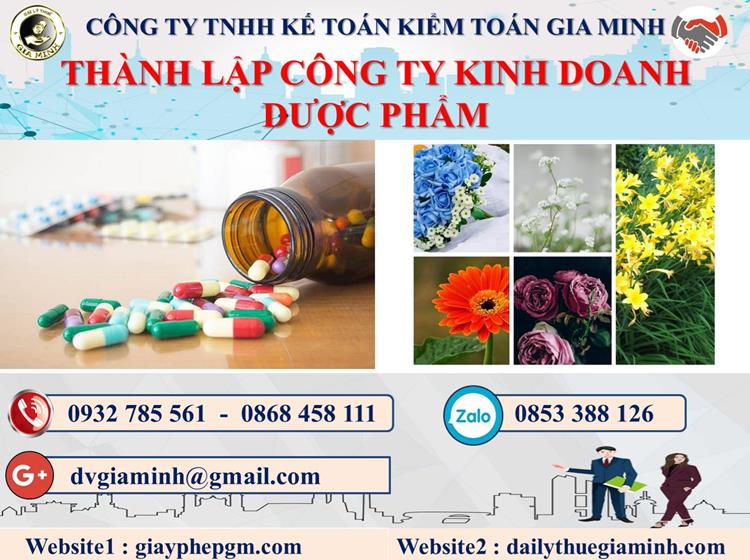 Thủ tục thành lập công ty kinh doanh dược phẩm tại Thái Bình